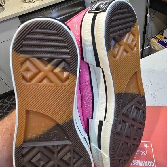 Converse Chuck 70 Plus Hi Oopsi Pink Egret Black Women's Size 7 Sneaker NEW - Picture 9 of 10
